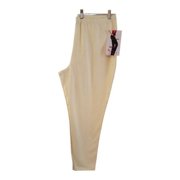 Renee Greenstein Pants Tummy Control Women With Control Sz 3XT Tall - Cream New - Picture 8 of 10